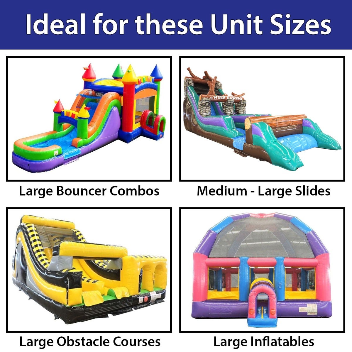 Vinyl Storage Bag, Large for Inflatable Bounce Houses, Water Slides and Splash and Ride Waterslides