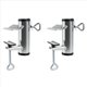 thumbnail image 1 of 2X Soporte para Sombrilla de Patio,Abrazadera para Sombrilla de Terraza,Abrazadera para Sombrilla de Patio,Abrazadera para Sombrilla de Balcón,Plata, 1 of 8