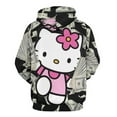 thumbnail image 3 of HELLO KITTY Hoodie with Pocket Anime for Men Women Couple Gift, 3 of 7