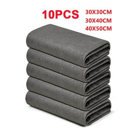 

10PCS Premium Microfiber Glass Cleaning Cloths - Lint Free Durable and Easy