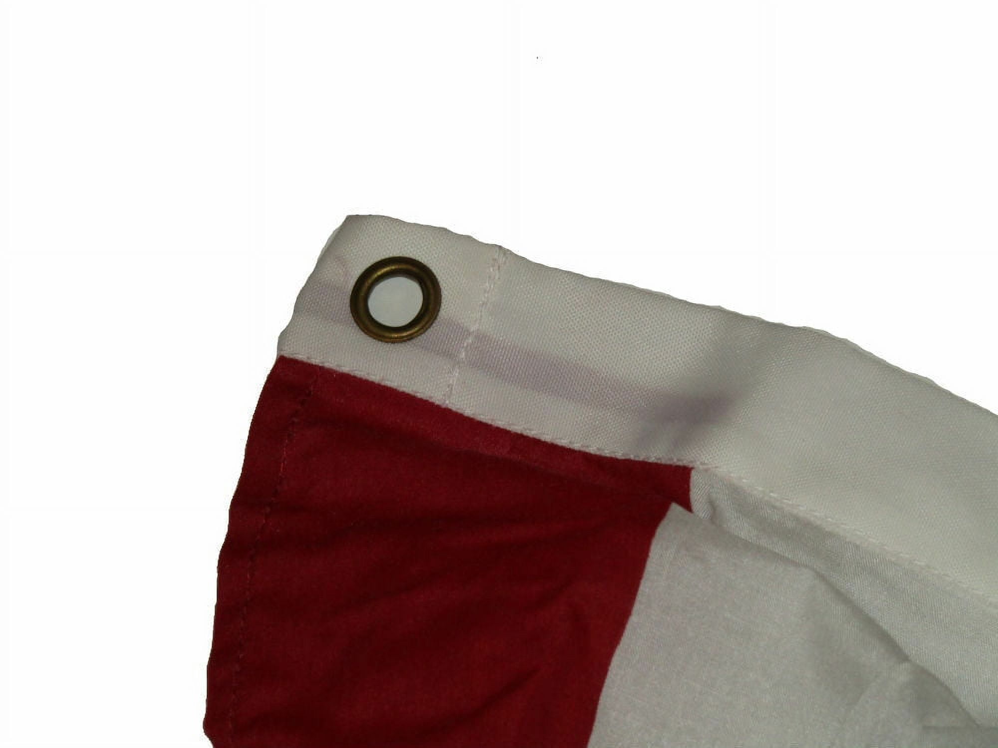 (7 Pack) 3x6 USA American Pleated Super-Poly Printed 2ply Flag Bunting Fan