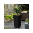 thumbnail image 5 of LuxenHome Black MgO 24.2in. H Tall Tapered Planter, 5 of 10