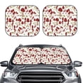 thumbnail image 2 of Xecao Mushroom for Foldable Car Sun Shades (2-Pack) offer sun protection with an easy-fold design for convenient windshield shading., 2 of 7