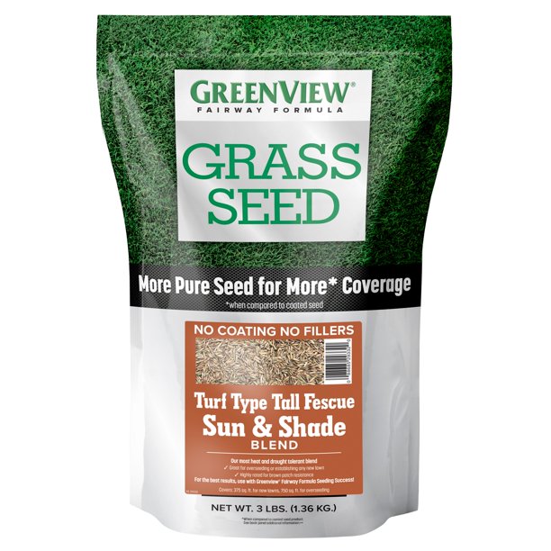 GreenView Fairway Formula Grass Seed Turf Type Tall Fescue Sun & Shade