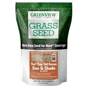 GreenView Fairway Formula Grass Seed Turf Type Tall Fescue Sun & Shade Blend - 3 lbs
