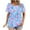 Style7-Blue shirts for women, variant on Womens Plus Size Blouses Long Crew Neck Cute Trendy Short Sleeve Shirt Clothes Oversized T Shirts Plus Size Casual Basic Workout Tees Loose Fit Tunic Dressy Blouses Summer Tops Beach Outfits XXXXL