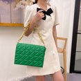 thumbnail image 5 of Bolso de hombro para mujer, versátil, con cadena debajo del brazo, de cuero suave, acolchado, para fiestas, para mujeres que viajan diariamente, de alta calidad, Y2k Crossbody, 5 of 5