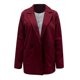 thumbnail image 4 of Pntutb Mujer Otoño Invierno Nuevo Color Sólido Traje Pequeño Solo Manga Larga Primavera y Otoño Traje Chaqueta Rollbacks Pntutb Pntutb-3205, 4 of 5