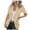 Beige, variant on Casual Blazers fpr Women Short Sleeve Lapel Open Front Jackets with Pockets Solid Color Work Office Suit Jacket Button Fashion Minimalist Design Clothes for Daily & Work Beige L
