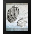 thumbnail image 2 of Kimberly, Allen 15x18 Black Modern Framed Museum Art Print Titled - Seaside B, 2 of 5