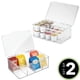 thumbnail image 2 of Organizador de almacenamiento mDesign Ligne con tapa para bolsitas de té y cápsulas de café, 2 of 9