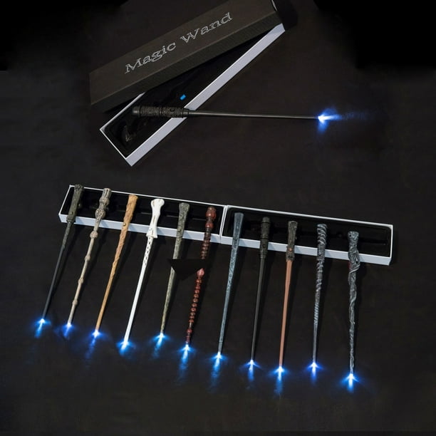 Varita Mágica De Hermione Con Luz Y Sonido – 36 Cm, Accesorio De Lujo Para Cosplay, Halloween Y Fiestas De Magos