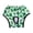 Green, variant on YIFAEUX Dog Menstrual Pants Reusable Printed Dog Diapers Breathable Pet Sanitary Panties Elastic Waist Puppy Hygiene Pants for Cats Dogs