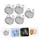 thumbnail image 5 of UPOUART 5Ud Base De Anillo Ajustable De Acero Inoxidable Color Plata Para Eventos Y Detalles Personalizados, 5 of 6