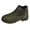 Army Green, variant on Women's Elastic Panel Chelsea Boots, Chunky Block Heel Slip On Booties, Fall Winter 2026 Suede Ankle Boots Black