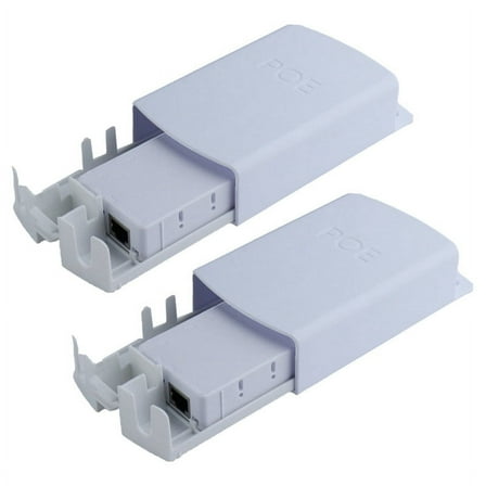 2X PoE   90watt 5 Port Gigabit PoE Passthrough Switch Outdoor Extender 802.3bt At
