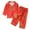 C-Red, variant on Girls Pajamas Kids Casual Cute Cartoon Graphic Print Long Sleeve Flat Collar Button Down Shirts And Pants Sleepwear 2 Piece Set Comfortable Soft Daily Nightwear,6-7 Years