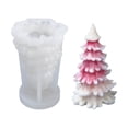 thumbnail image 1 of Christmas Silicone Candle Mould Christmas Tree Santa Soap Molds, 1 of 7