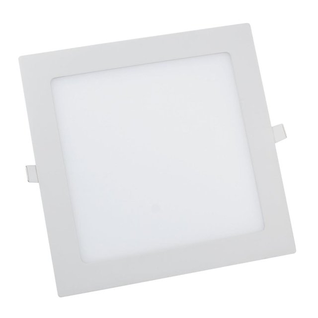 Injueey Panel de luz LED de forma cuadrada empotrada de 18W Lámpara blanca fría Downlight AC 85-265V Iluminación y accesorios Injueey HA020331-00