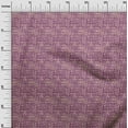 thumbnail image 3 of oneOone Viscose Chiffon Purple Fabric Geometric Sewing Craft Projects Fabric Prints By Yard 42 Inch Wide, 3 of 4