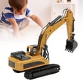 thumbnail image 3 of Excavator Static Model, Die Casting Technology Heavy Duty RC Excavator Model Durable Lifelike  For Kids For House Decoration, 3 of 8