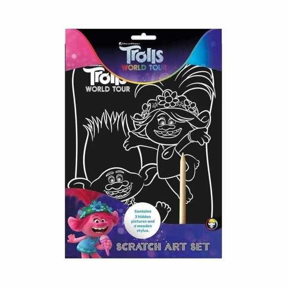 Trolls Feuille d'Art à Gratter