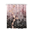 thumbnail image 1 of Cortina de ducha de tela, diseño impermeable y poliéster, de secado rápido, cortinas de ducha para baño, 1 of 5