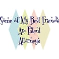 thumbnail image 2 of CafePress - Patent Attorneys Friends -  Round Wood Ornament 4", 2 of 2