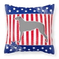 thumbnail image 2 of Caroline's Treasures BB3296PW1818 USA Patriotic Scottish Deerhound Fabric Decorative Pillow , 18H x18W, multicolor, 2 of 2