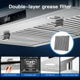 thumbnail image 5 of AMZCHEF Range Hood 30 inch Insert Stainless Steel with 9 Speed Fan 900 CFM Kitchen Vent Hood,Easy to Clean, 5 of 9