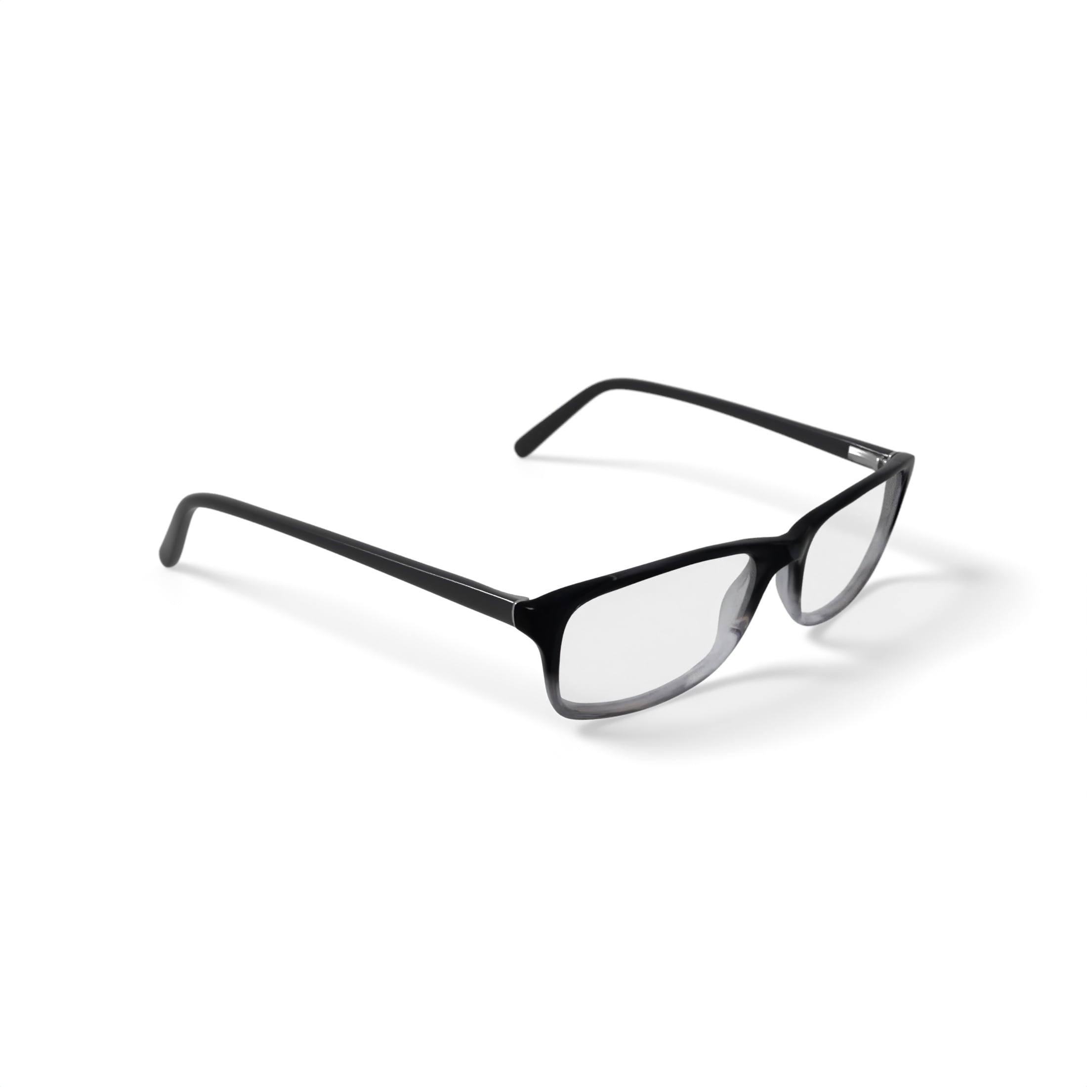 Walmart Men's DNA4011 Rectangular Prescription Eyeglasses with Case, Black Gradient