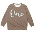 thumbnail image 3 of Toddler Girls Sweatshirts Crew Neck Letter Print Children's Long Sleeved Top Sweatshirts Casual Fashion Clothes Size 3-4T, 3 of 3