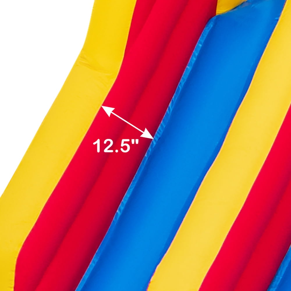 Aimee Lii 6-In-1 Inflatable Water Slide with Dual Slides Climbing Wall and Cave Crawling Game with 950W Blower, Playhouse for Kids Outdoor