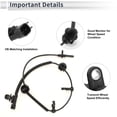 thumbnail image 4 of Unique Bargains ABS Wheel Speed Sensor Front Left Right ABS Sensor Anti-lock Braking System Sensor No.23147550/22939277 for Cadillac ATS 2013-2017, 4 of 7