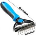 2 In 1 Pet Grooming Tool Dematting Comb For Dogs Cats 2 Sided Undercoat