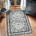 thumbnail image 6 of Sonoro Kate 2x3 Area Rugs for Living Room Bedroom, Non Slip Boho Machine Washable Indoor Floor Carpet, Gray, 6 of 7