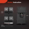 thumbnail image 4 of A-Premium Master Power Window Switch Compatible with Buick Lacrosse 2010-2016, Allure 2010, Front Left Driver Side, Replace# 25964262, 25964263, 4 of 8
