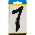 thumbnail image 2 of Hillman 4 Inch Aluminum Black Coated Weather-resistant Nail-On House Number 7 3 Piece, 2 of 2