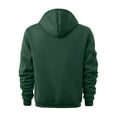 thumbnail image 5 of Spring And Autumn Men's Sports Sweatshirt Large Size Casual Hoodie Zipper Arm Pocket Cardigan, 5 of 5