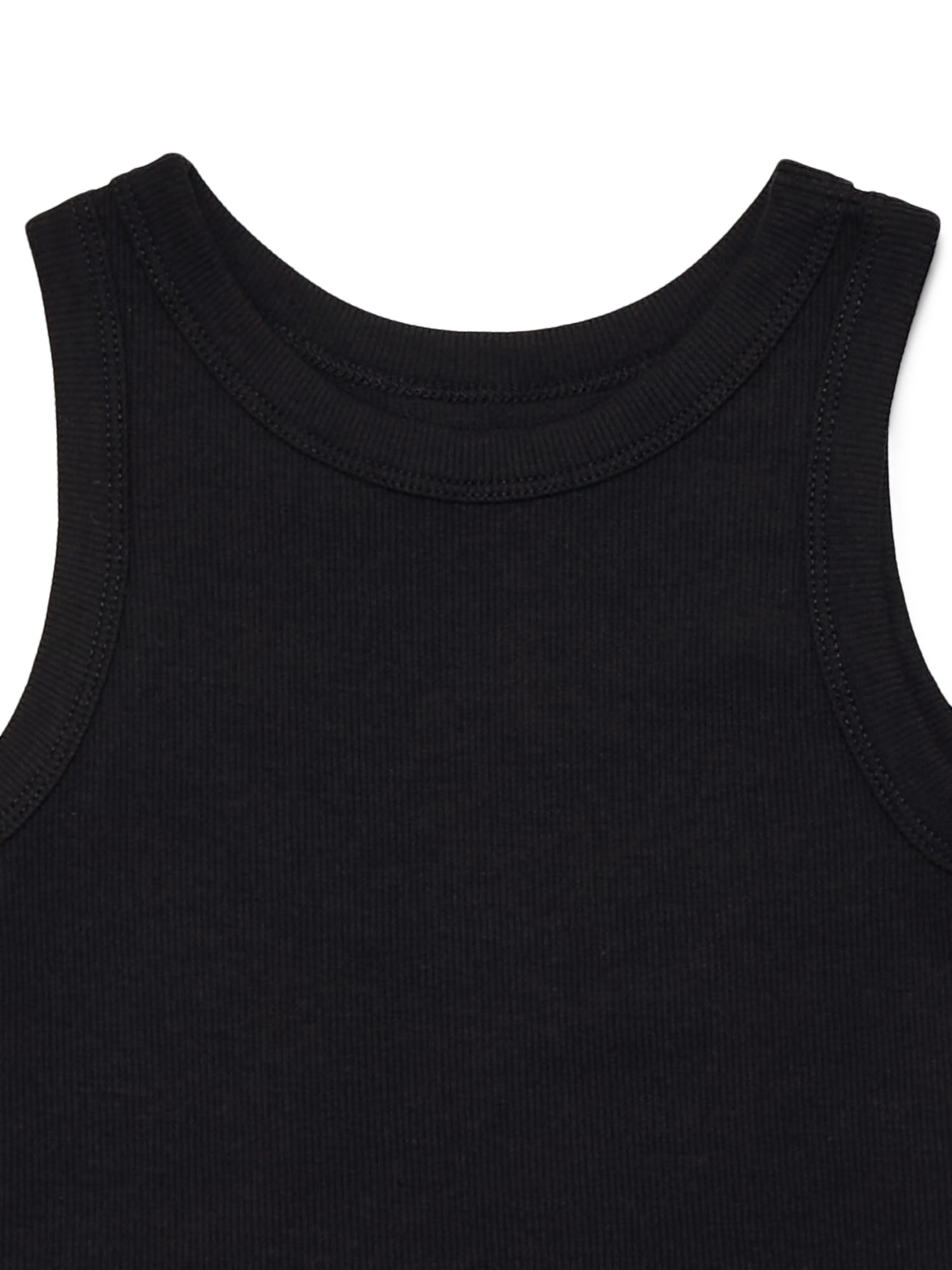 Wonder Nation Girls Kid Tough Tank Tops, 3-Pack, Sizes 4-18 and Plus