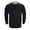 Black, variant on Krdevn Sauna Shirt for Men Sweat Top Compression T Shirt Solid Color Workout Sports Shapewear Gym Exercise Long Sleeved Tees,L
