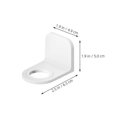 thumbnail image 2 of Hanging Soap Rack Space Saving Bedroom Organizer Square Shape Minimalist Design 4Set, 2 of 5