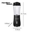thumbnail image 2 of Licuadora Personal Hamilton Beach Blend & Go 355 ml | Licuadora Portátil Alámbrica con Vaso y Tapa de Viaje Libre de BPA 300W Pico, 2 of 9