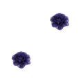 thumbnail image 1 of Toystoory Flores Cómodo de usar Perla Gasa Hermosa apariencia Gato Pajarita Banda elástica Suministros para mascotas púrpura violeta 2Conjunto, 1 of 6