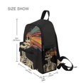 thumbnail image 3 of FORMRS School Backpack with Front Zippered Pocket 12" Student Travel Daypack, Black Skeleton, 3 of 6