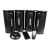 Audio Unlimited Premium 900Mhz Wireless Indoor/Outdoor 4 Speaker System w/Remote - Speaker system - wireless - 40 Watt (total) - 2-way - black