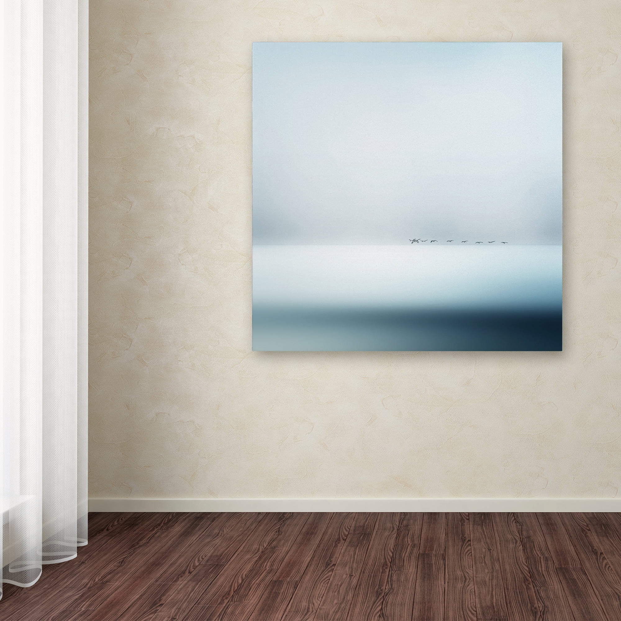 Trademark Fine Art 'Wild Geese' Canvas Art by Piet Flour