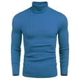 thumbnail image 2 of nine bull Mens Slim Fit Turtleneck Sweater Long Sleeve Basic Pullover Top Casual Knitted Sweater, 2 of 6