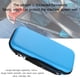 thumbnail image 1 of Kuymtek Estuche rígido de transporte con 5 ranuras para cartuchos de juego para Nintendo Switch (azul), 1 of 9