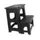 thumbnail image 5 of Taburete de 2 escalones, taburete plegable para lavado de coches, taburete de dos escalones, taburete plegable para baño, inodoro, RV, cocina, adultos, 5 of 8